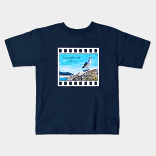 I'm King Of The World In Morro Bay California Kids T-Shirt